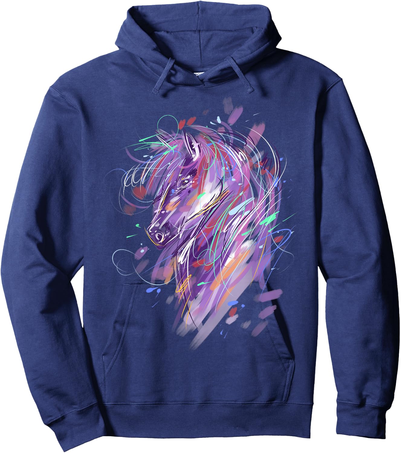 Horse Shirt Women Girls Horseback Riding Horse Lover Hoodie - Hoodie | Navy