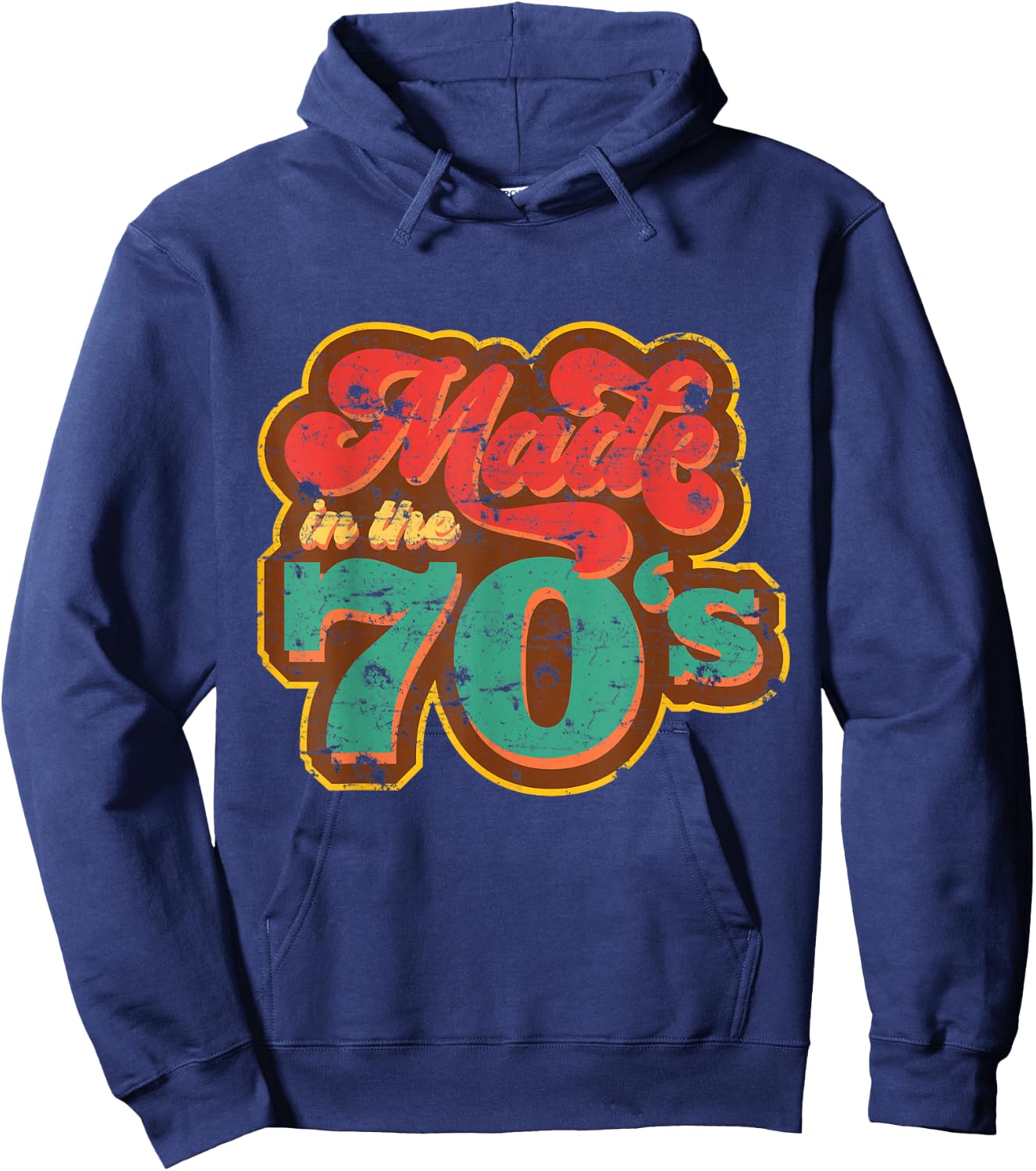 Made in the 70s | Retro Vintage 70s Style Hoodie - Hoodie | Navy