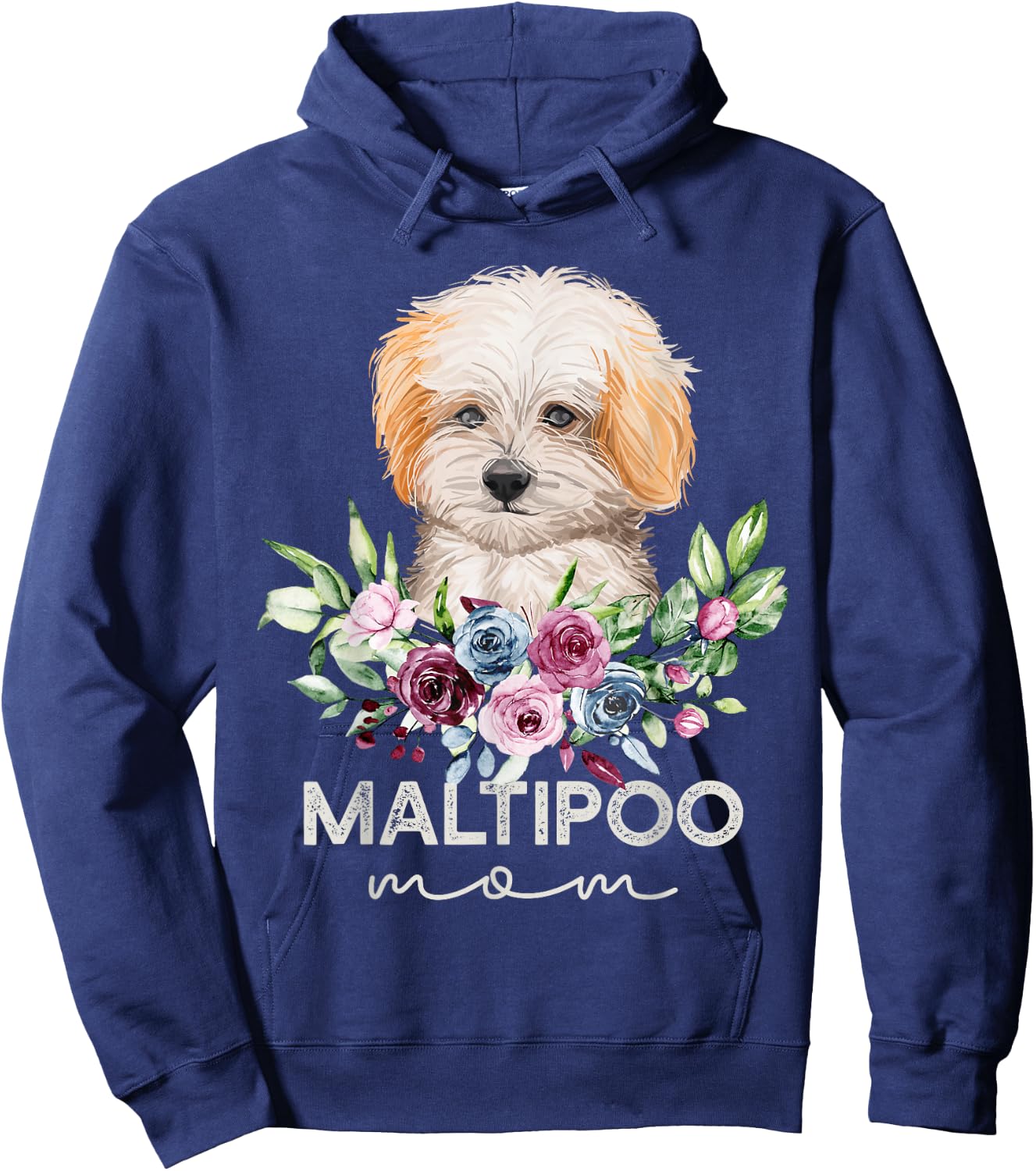 Maltipoo Shirt Dog Gifts Maltipoo Mom Hoodie - Hoodie | Navy