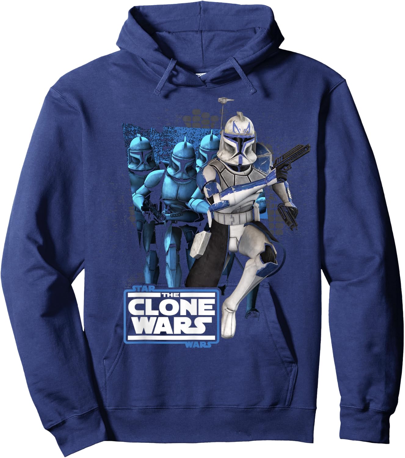 Star Wars: The Clone Wars Clone Captain Rex Mashup Hoodie - Hoodie | Navy