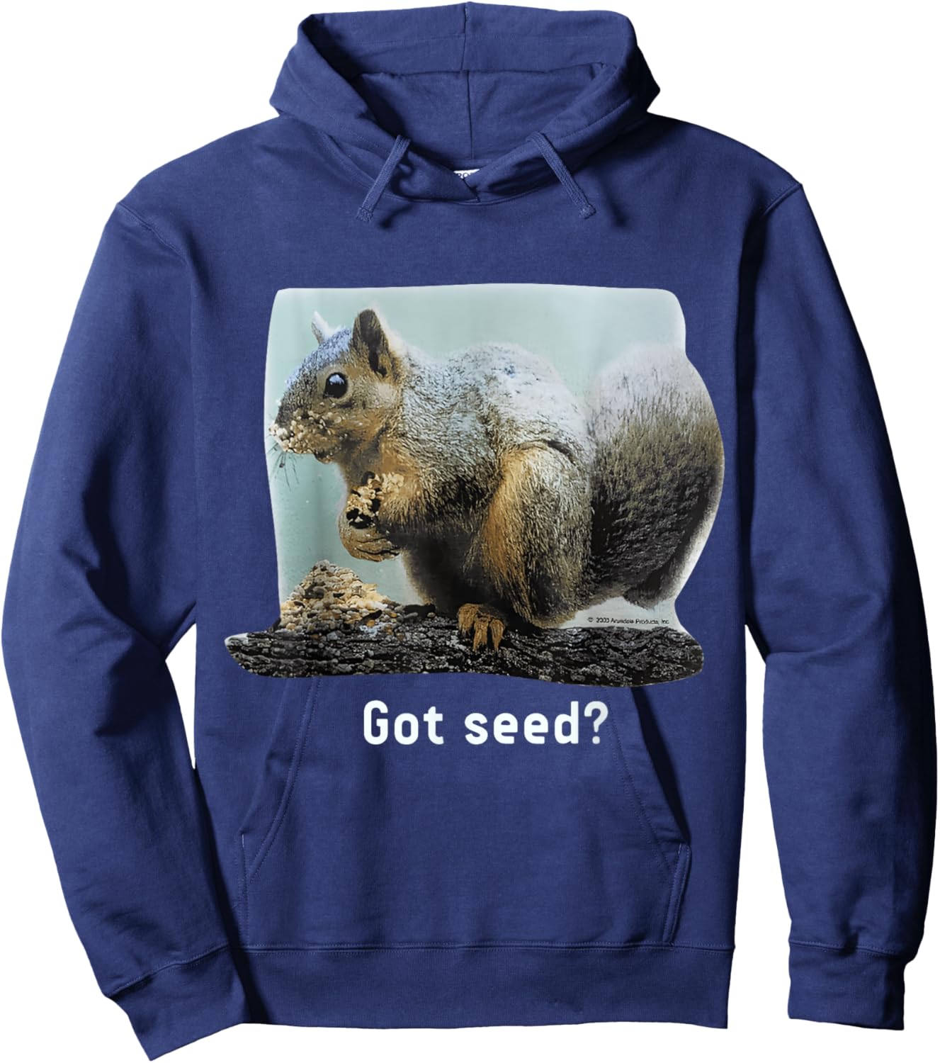 Got seed Squirrel Hoodie - Hoodie | Navy