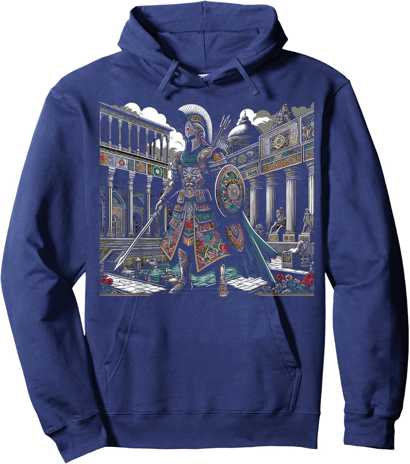 Persian Immortal Achaemenid Empire Persian Warrior Hoodie - Hoodie | Navy