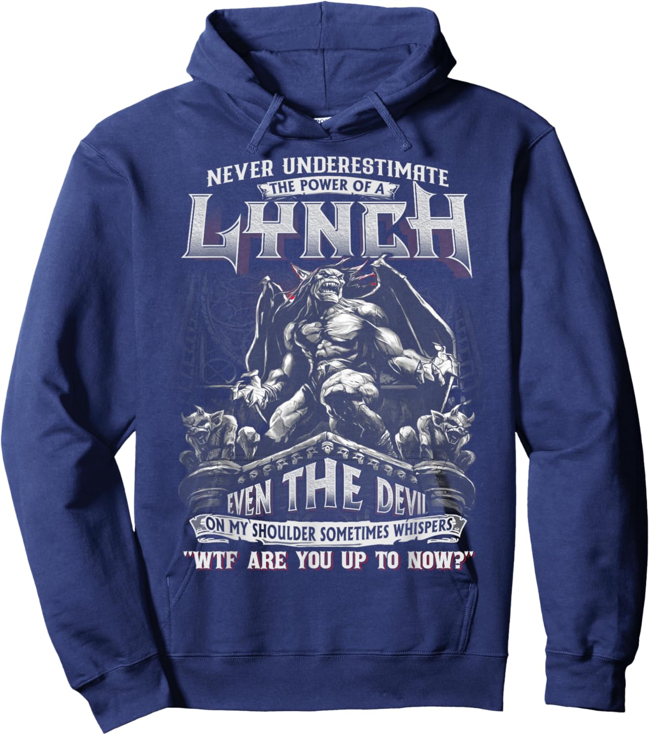 Lynch - Never Underestimate The Power Of A Lynch Hoodie - Hoodie | Navy