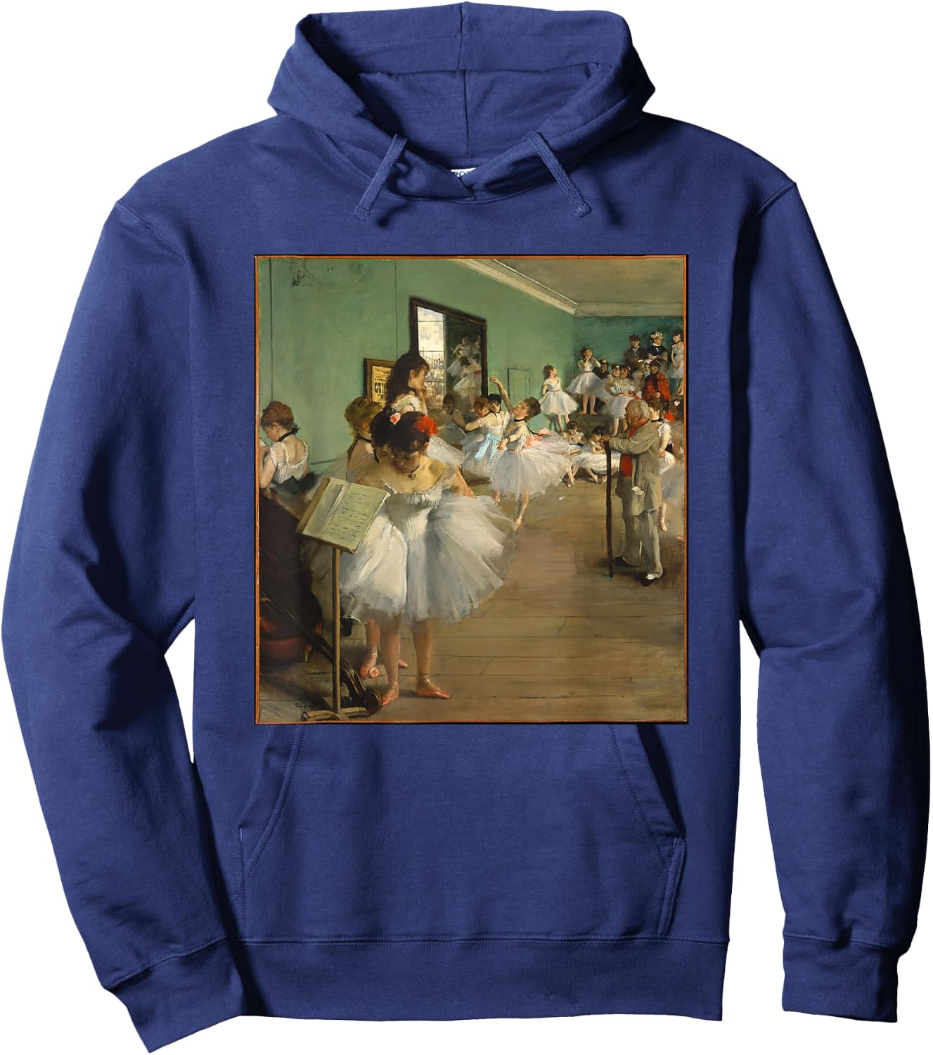 Edgar Degas The Dance Class Ballet Impressionism Art Hoodie - Hoodie | Navy