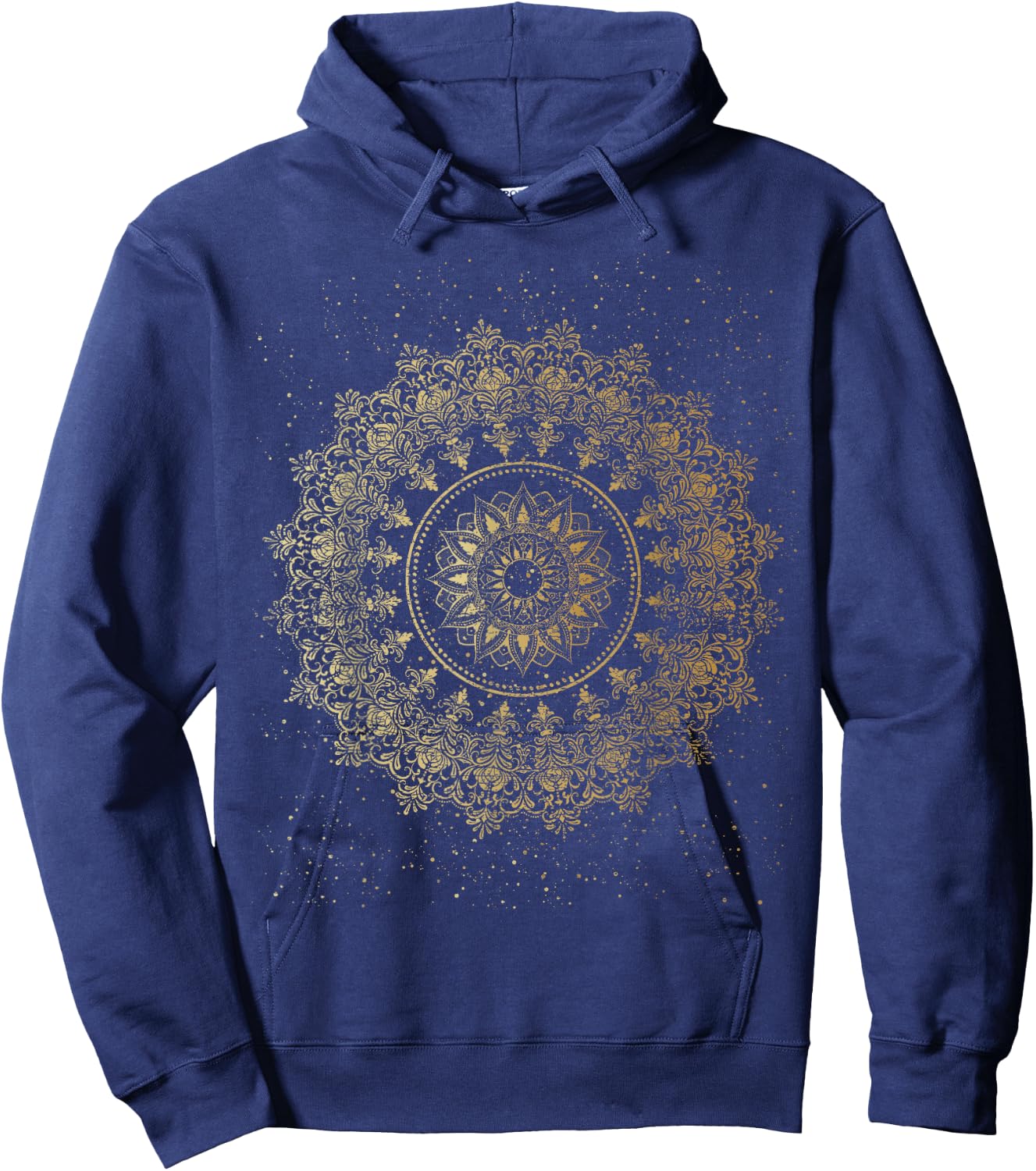 Vintage Mandala Hoodie - Hoodie | Navy