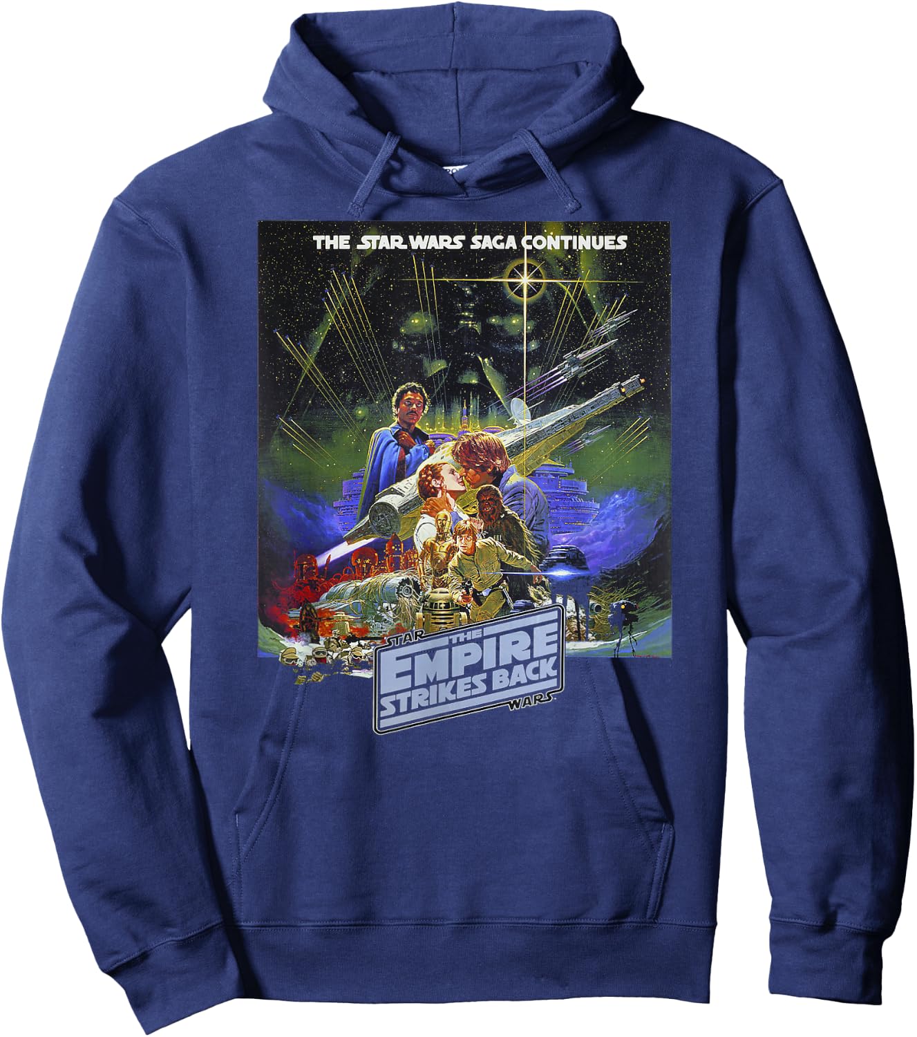 Star Wars: The Empire Strikes Back 40 Years Poster Hoodie - Hoodie | Navy