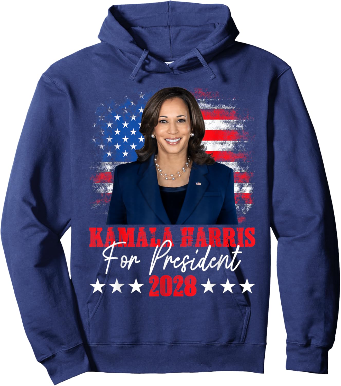 Harris 2028 Vote President Kamala Harris Election 2028 Hoodie - Hoodie | Navy