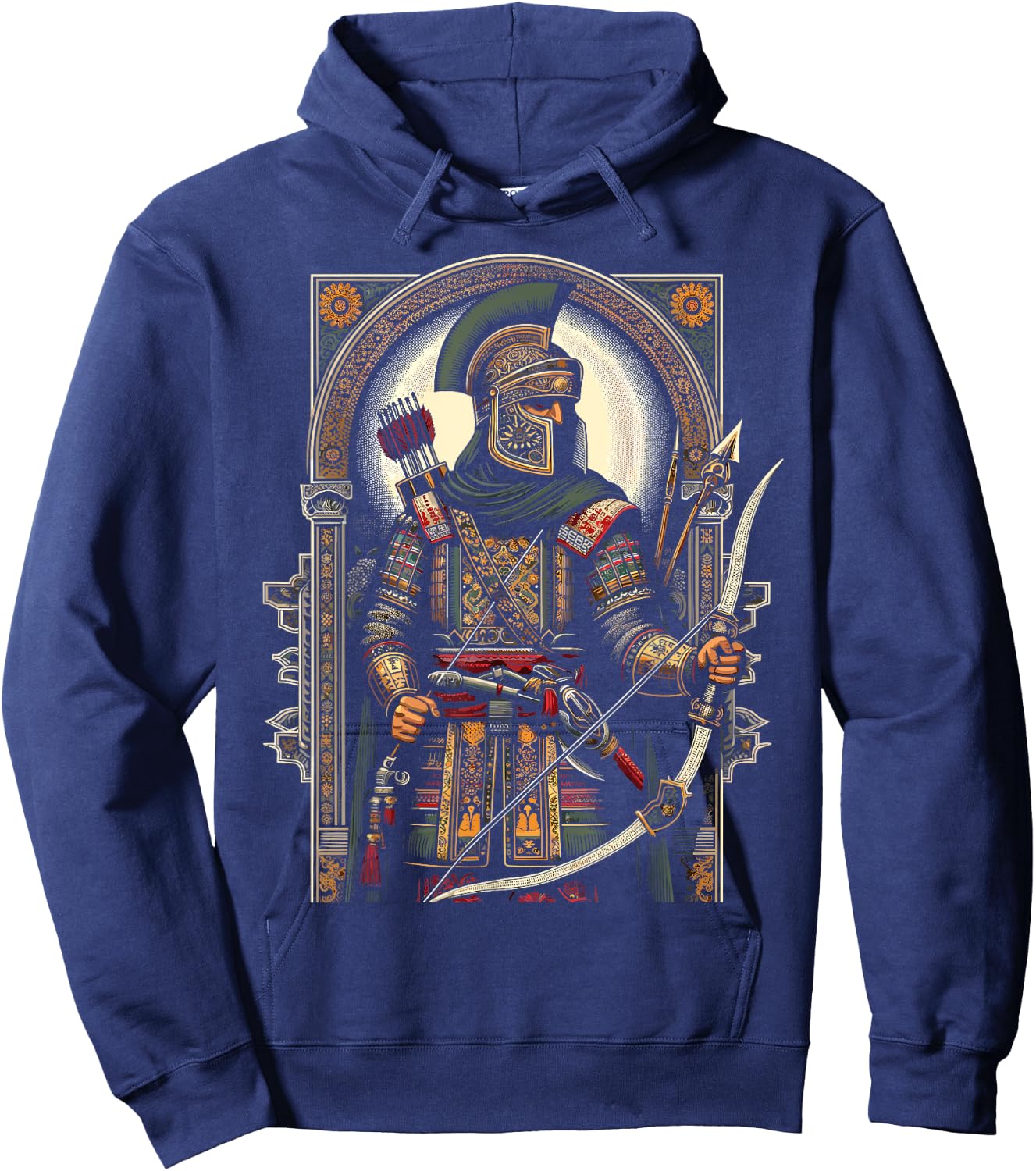 Persian Immortal Achaemenid Empire Persian Warrior Hoodie - Hoodie | Navy