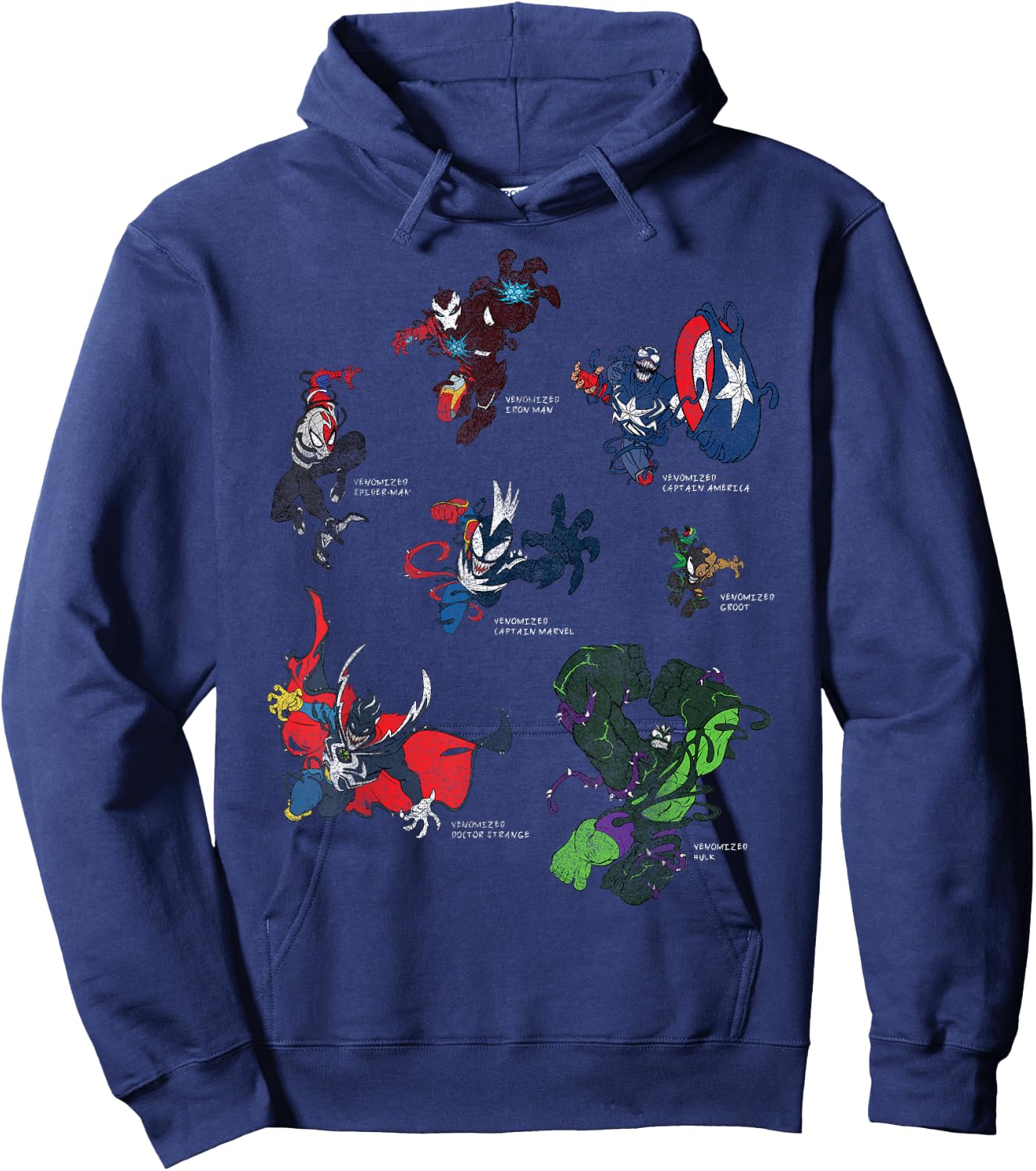 Marvel Spider-Man Maximum Venom Heroes Venomized Hoodie - Hoodie | Navy