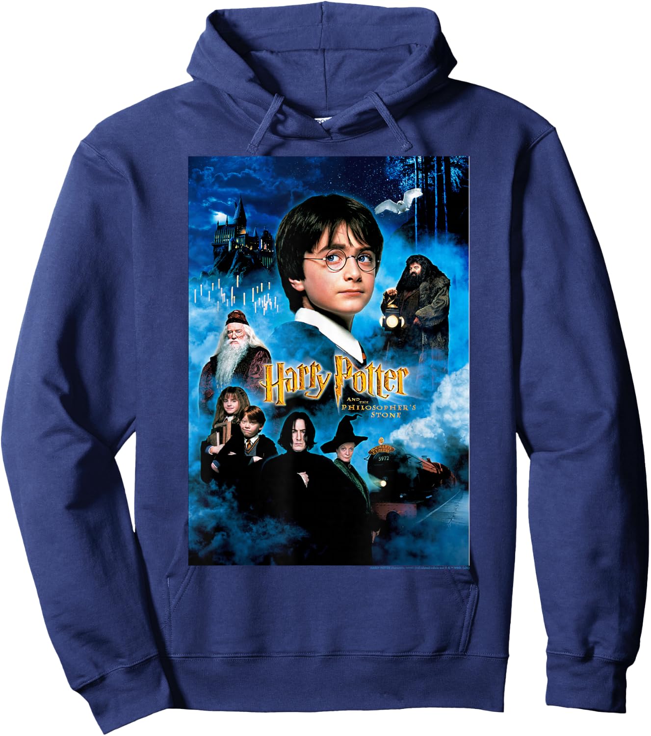 Harry Potter and The Philosopher's Stone Poster Hoodie - Hoodie | Navy
