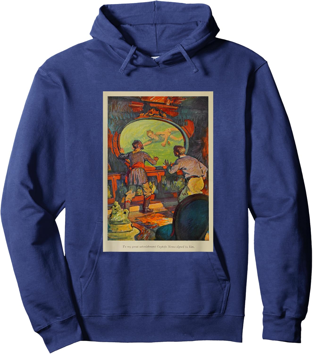 20,000 Leagues Under the Sea - Shipwrecked Sailor Hoodie - Hoodie | Navy