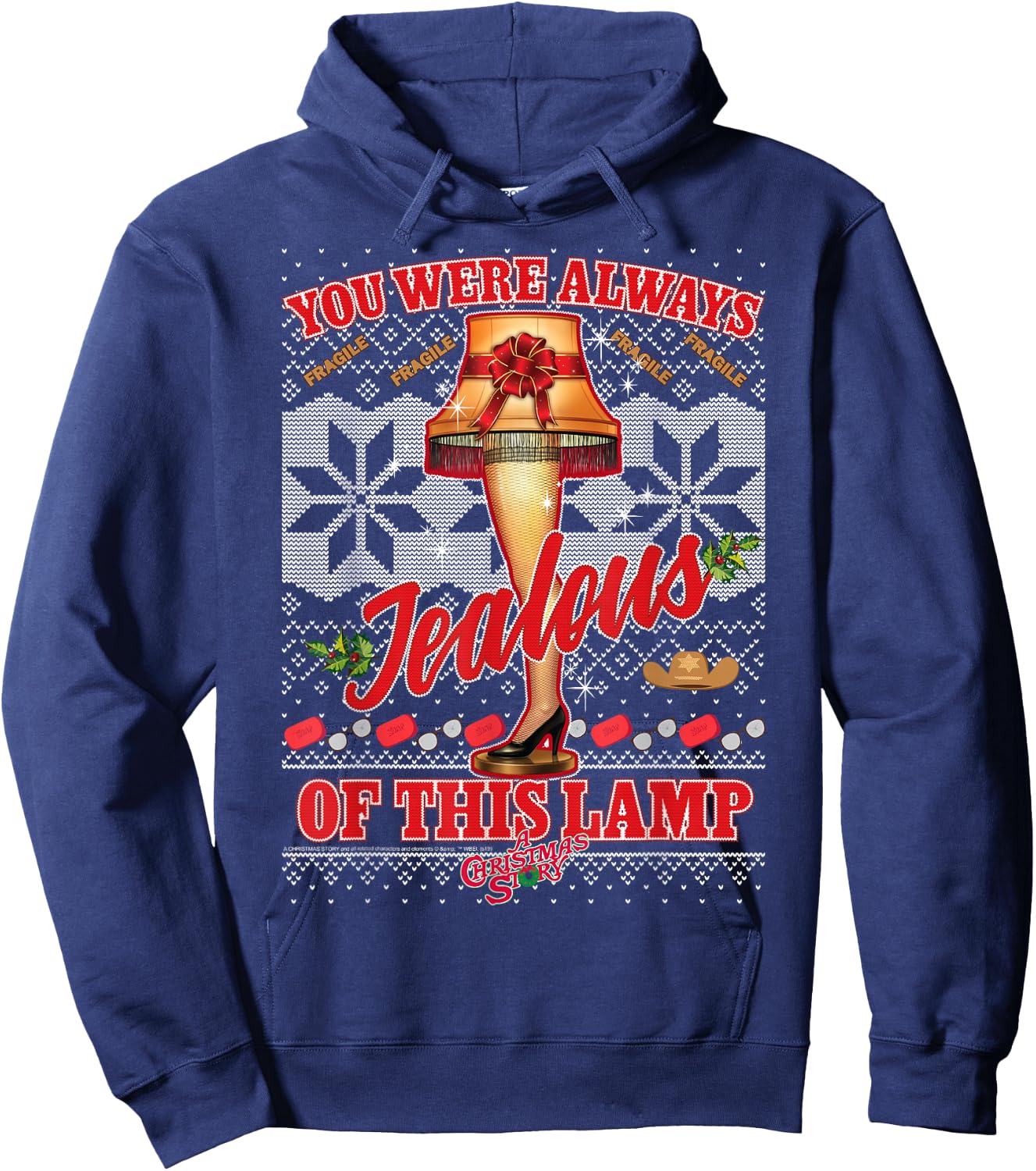 A Christmas Story You were Always Jealous of This Lamp Hoodie - Hoodie | Navy