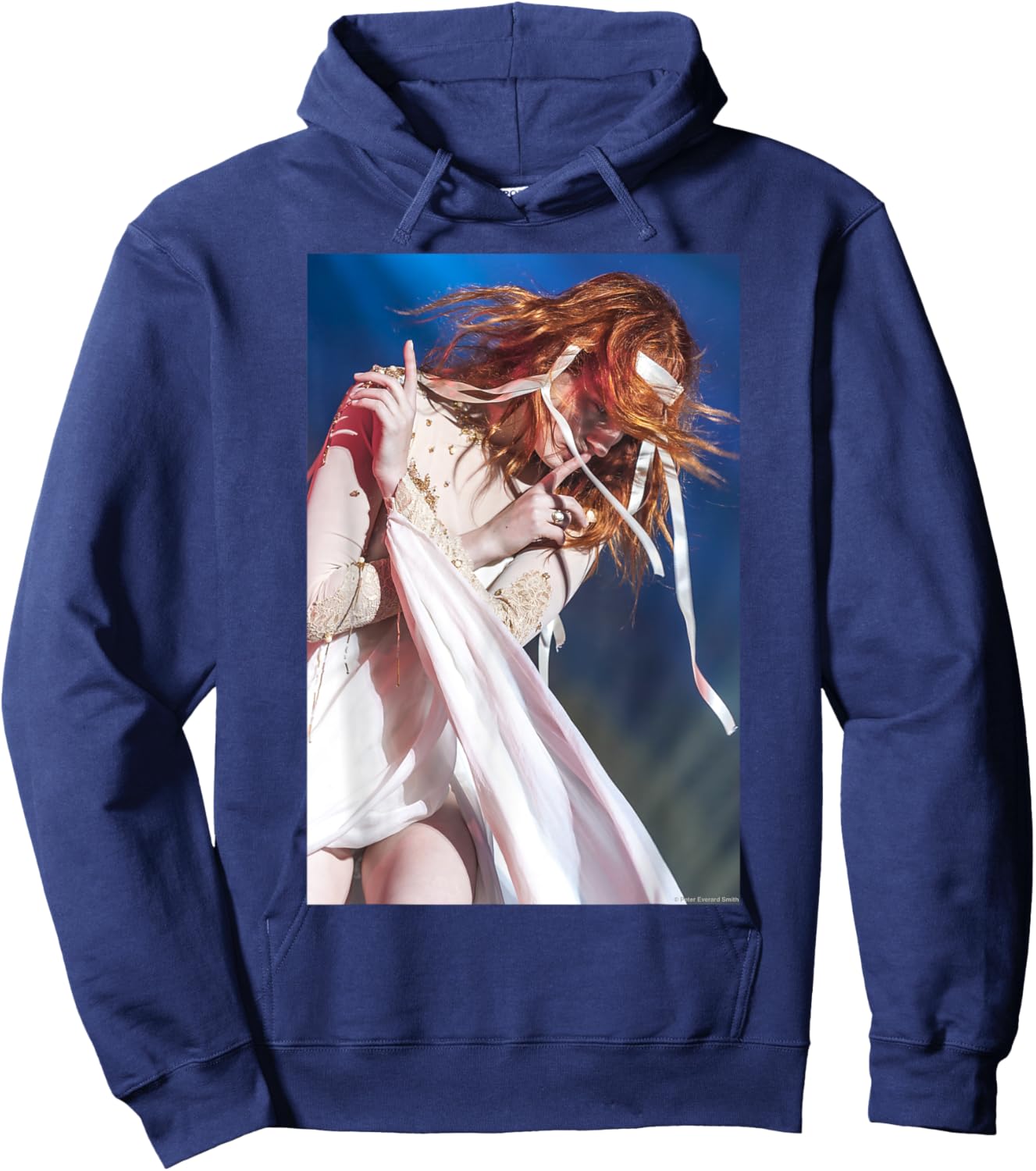 Florence Welch Colour By Everard Smith Hoodie - Hoodie | Navy