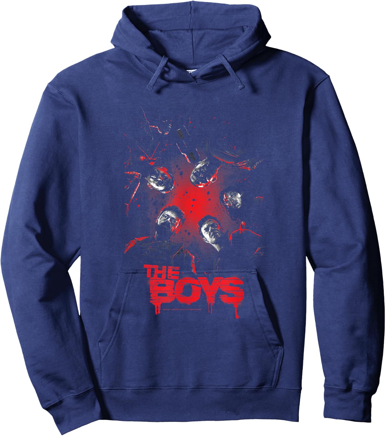 The Boys The Boys Group Photo Small Hoodie - Hoodie | Navy