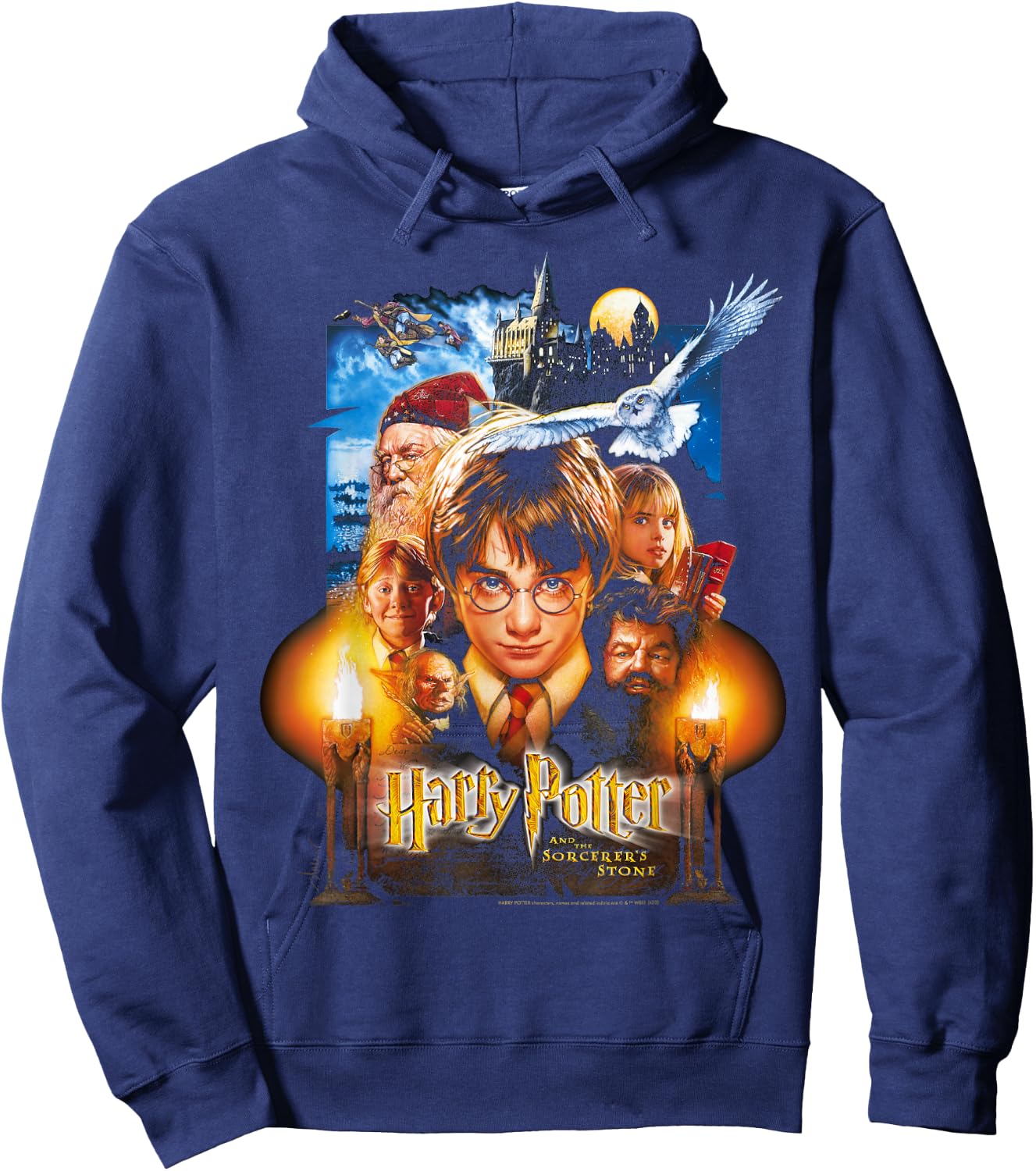 Harry Potter And The Sorcerer's Stone Poster Hoodie - Hoodie | Navy
