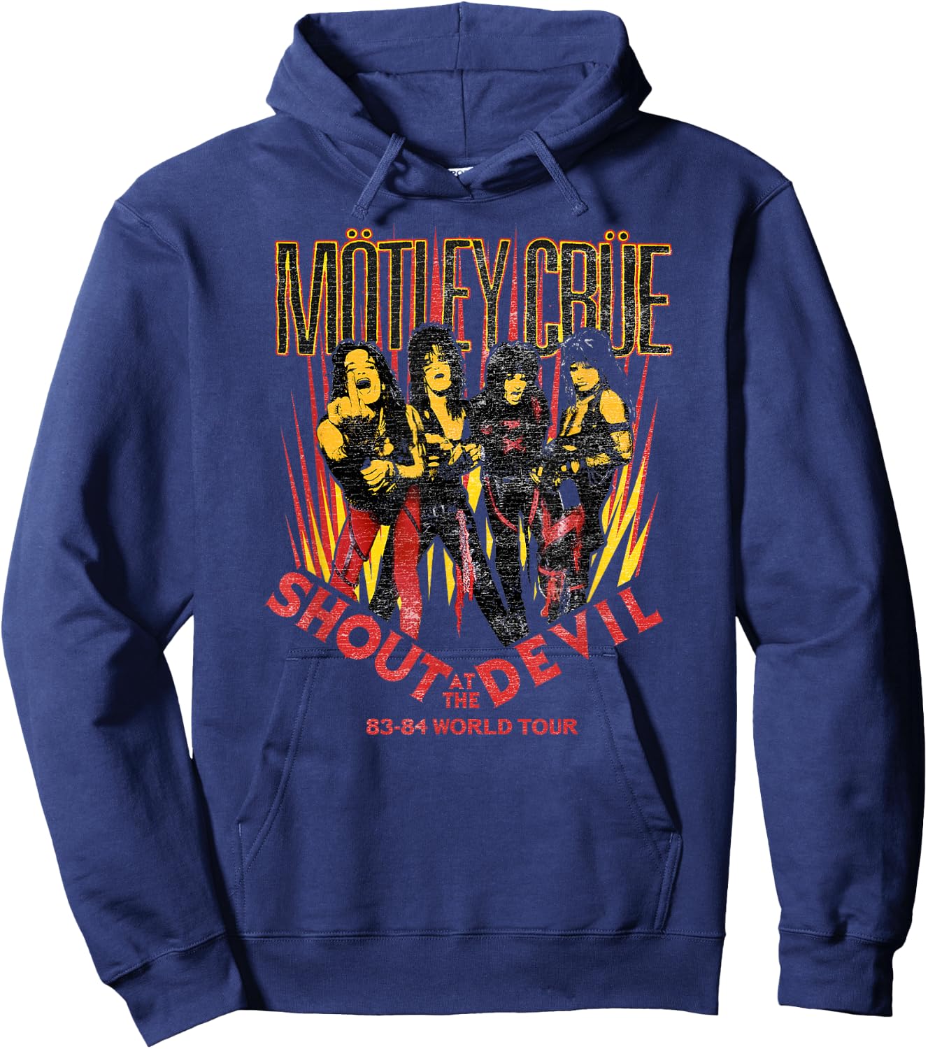 Mötley Crüe - Shout At The Devil Tour 83 Hoodie - Hoodie | Navy