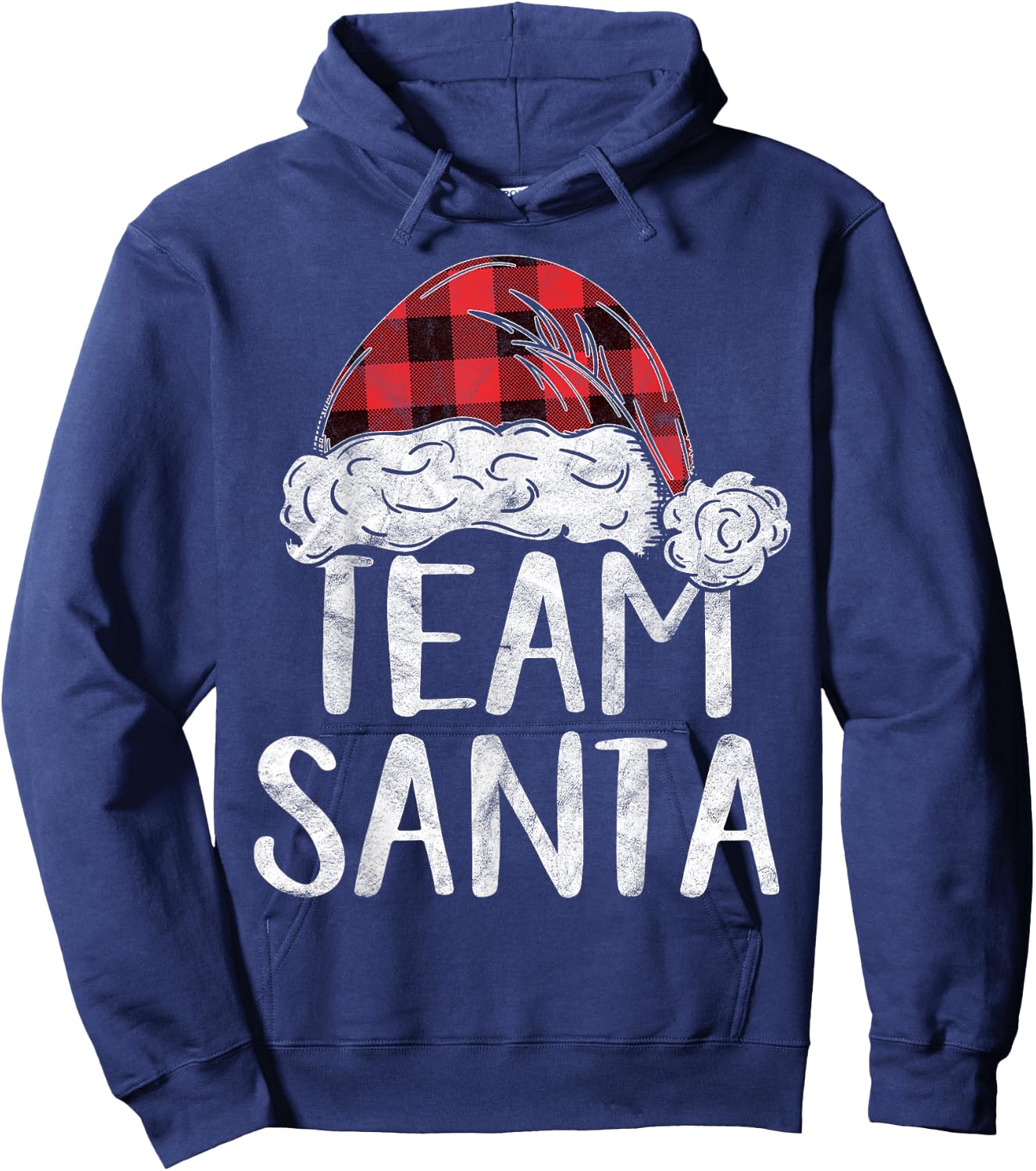 Team Santa Christmas Costume Gift Matching Family Claus Xmas Hoodie - Hoodie | Navy