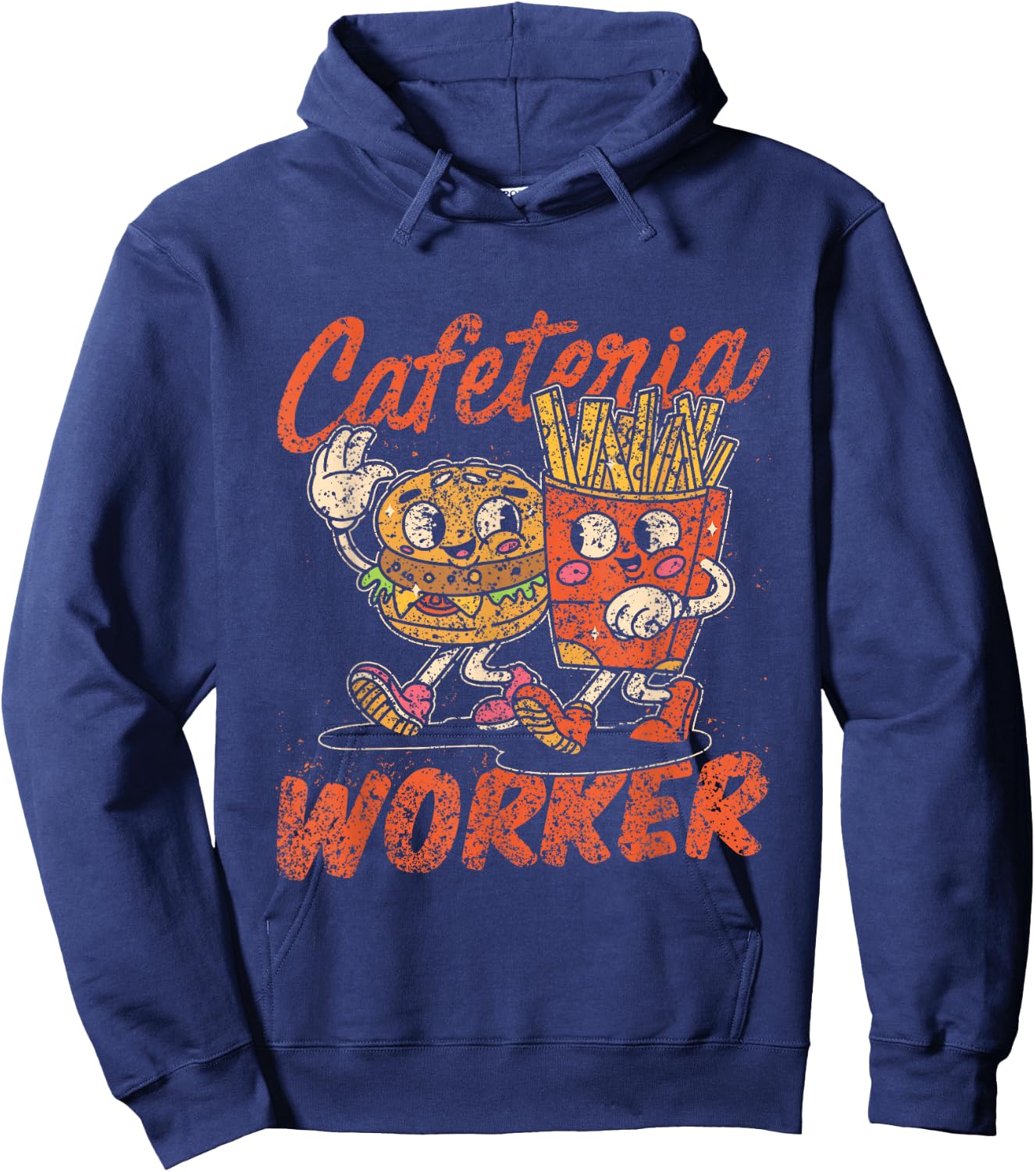 Cafeteria Worker Lunch Lady Ladies School Cafeteria Worker Hoodie - Hoodie | Navy