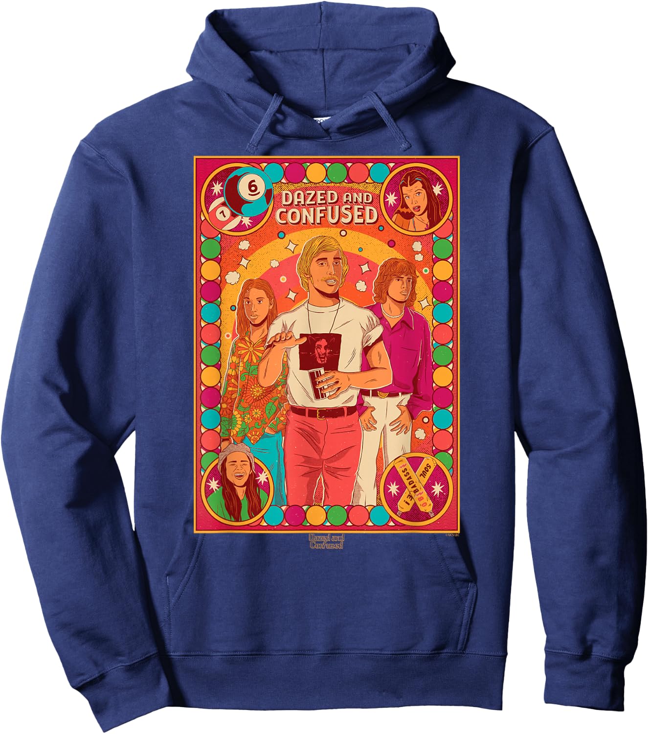 Dazed and Confused Pop Poster Hoodie - Hoodie | Navy