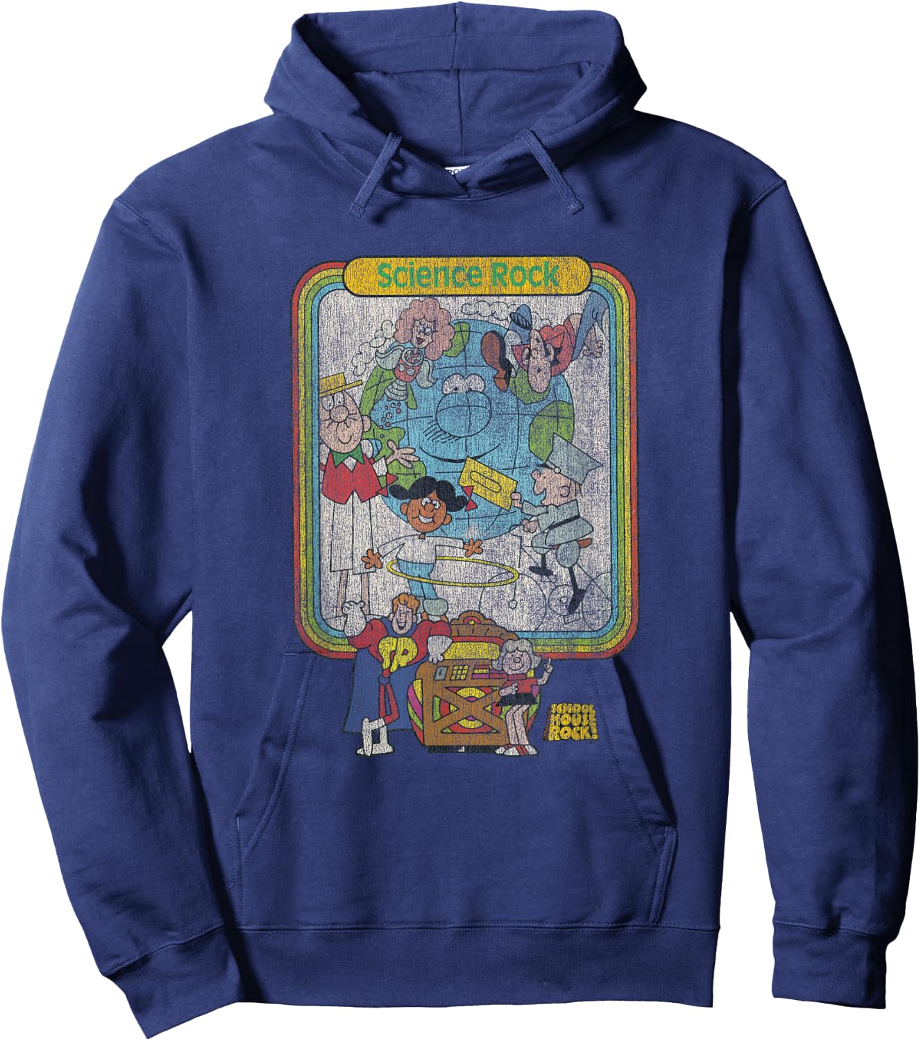 Ripple Junction x Schoolhouse Rock Science Rock Hoodie - Hoodie | Navy