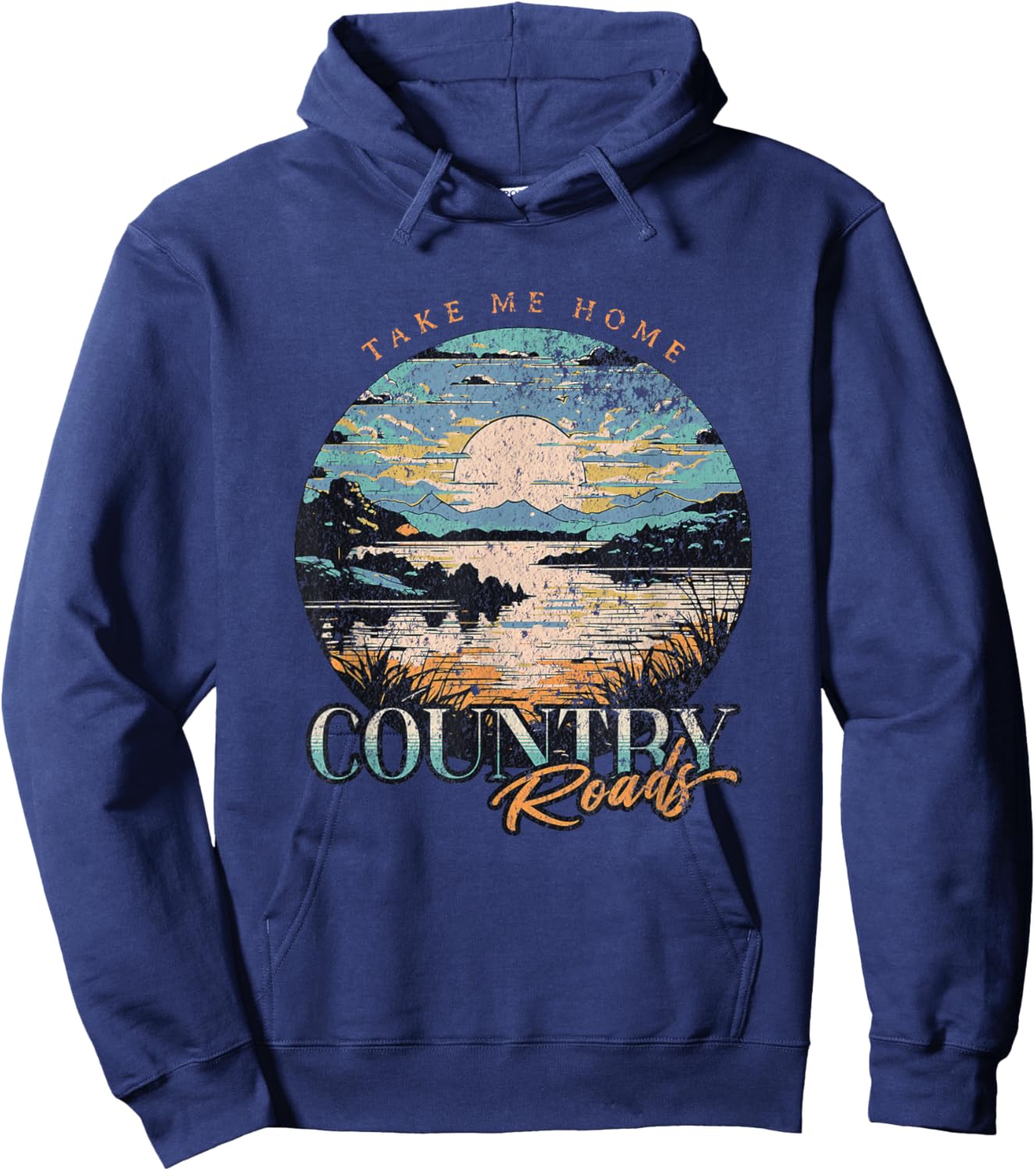 Take Me Home Country Roads - Country Roads Take Me Home Hoodie - Hoodie | Navy