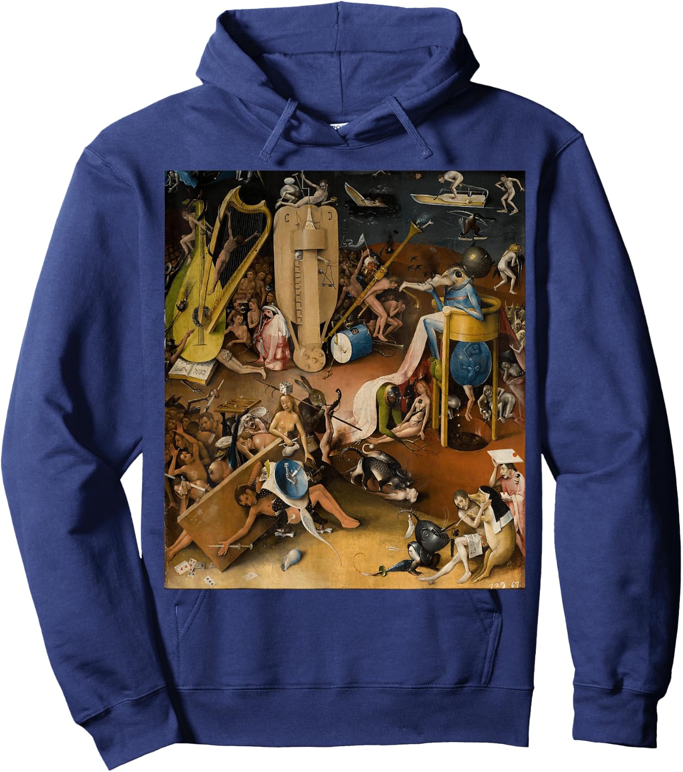 Beautiful famous surrealistic painting Hoodie - Hoodie | Navy