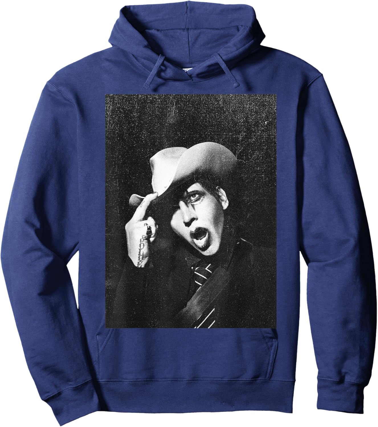 Marilyn Manson – Cowboy Hoodie - Hoodie | Navy