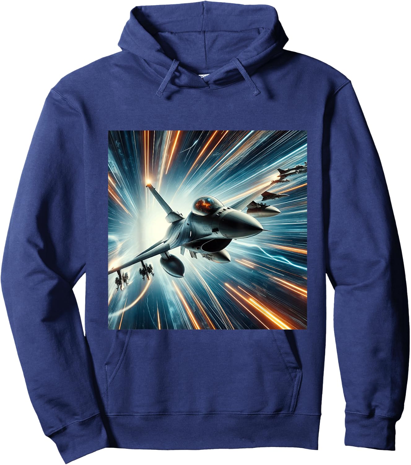 F-16 Fighting Falcon Fighter Jet Military Aircraft Hoodie - Hoodie | Navy