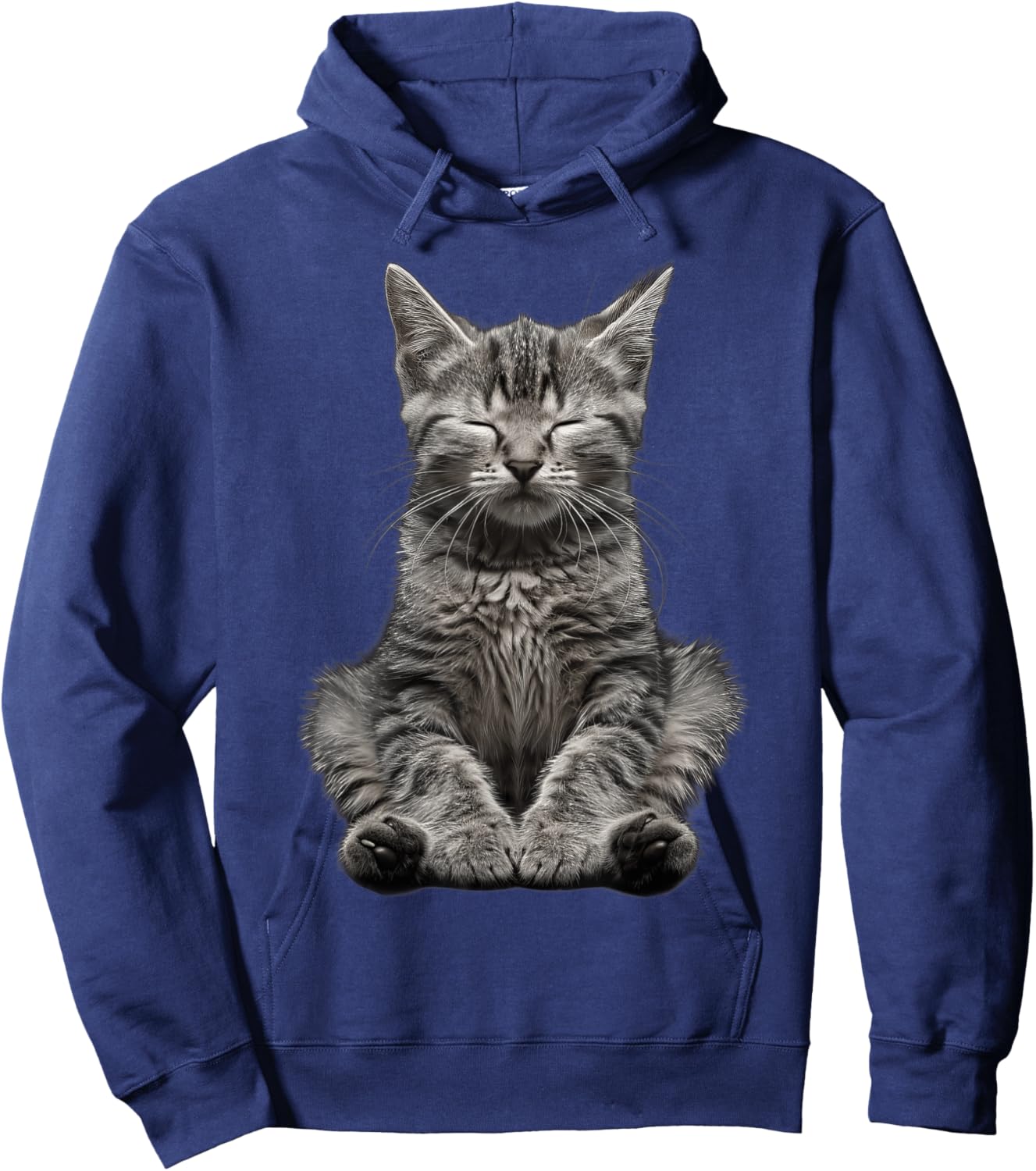 Cat Yoga Hoodie - Hoodie | Navy