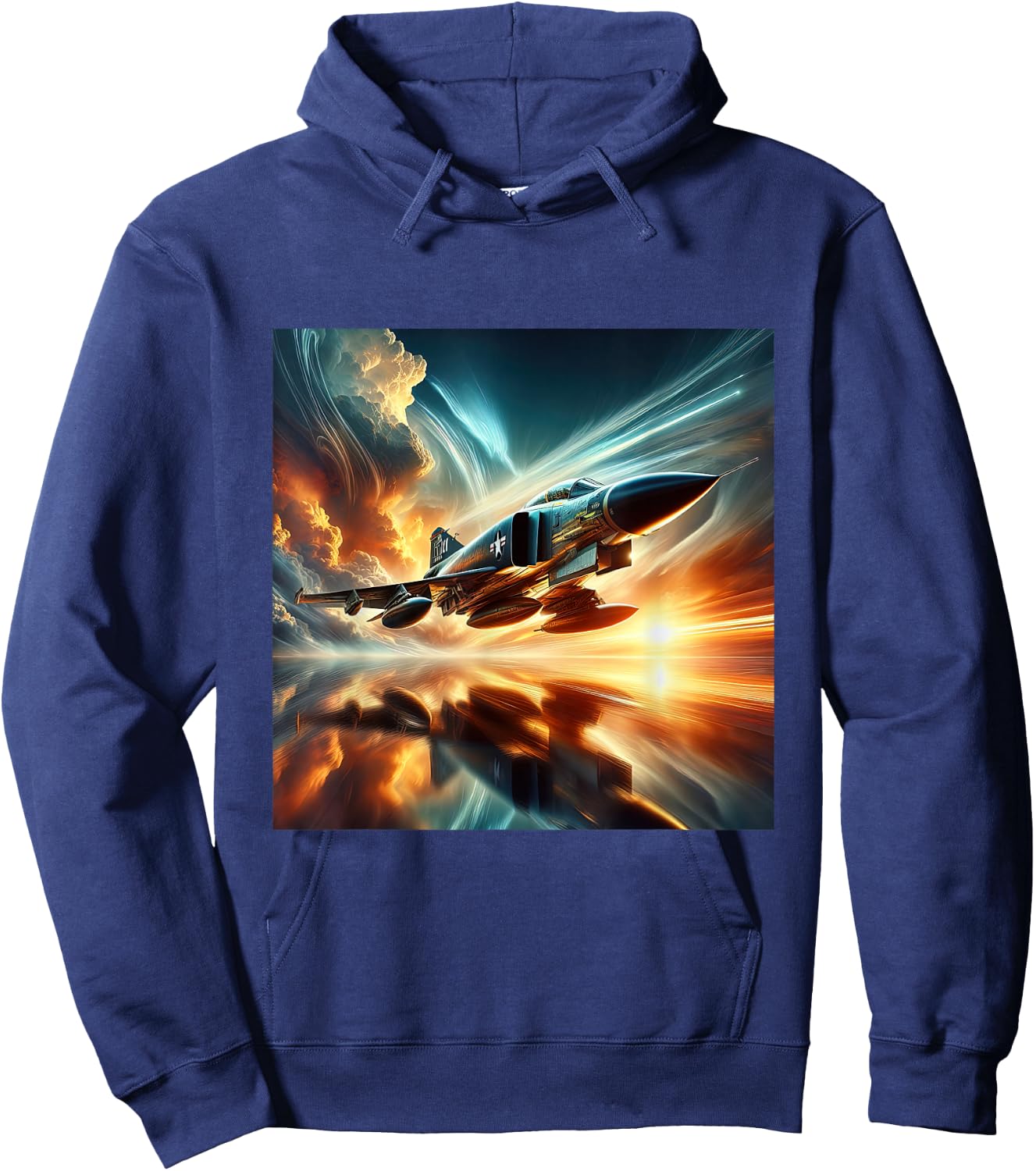 F-4 Phantom II McDonnell Douglas Aircraft Aviation Pilot Hoodie - Hoodie | Navy