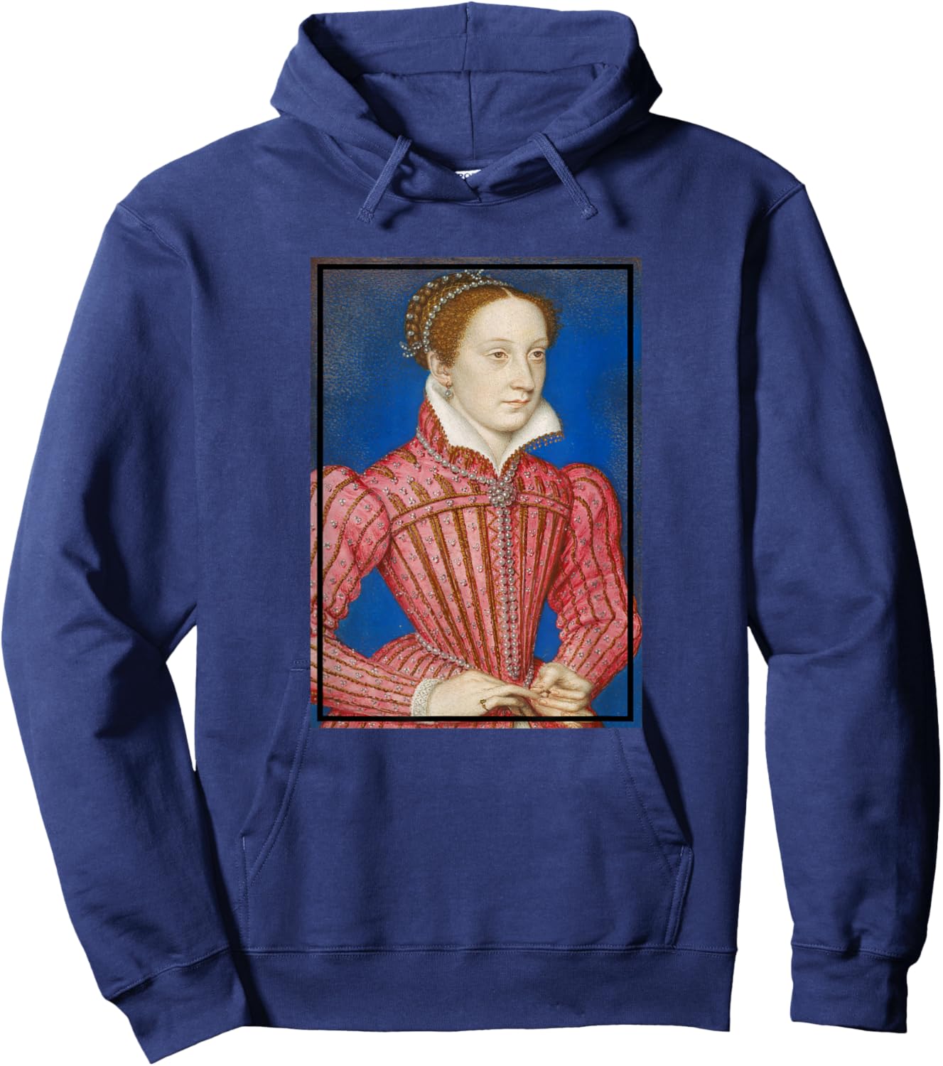 Mary, Queen of Scots Portrait Painting (1560) Hoodie - Hoodie | Navy