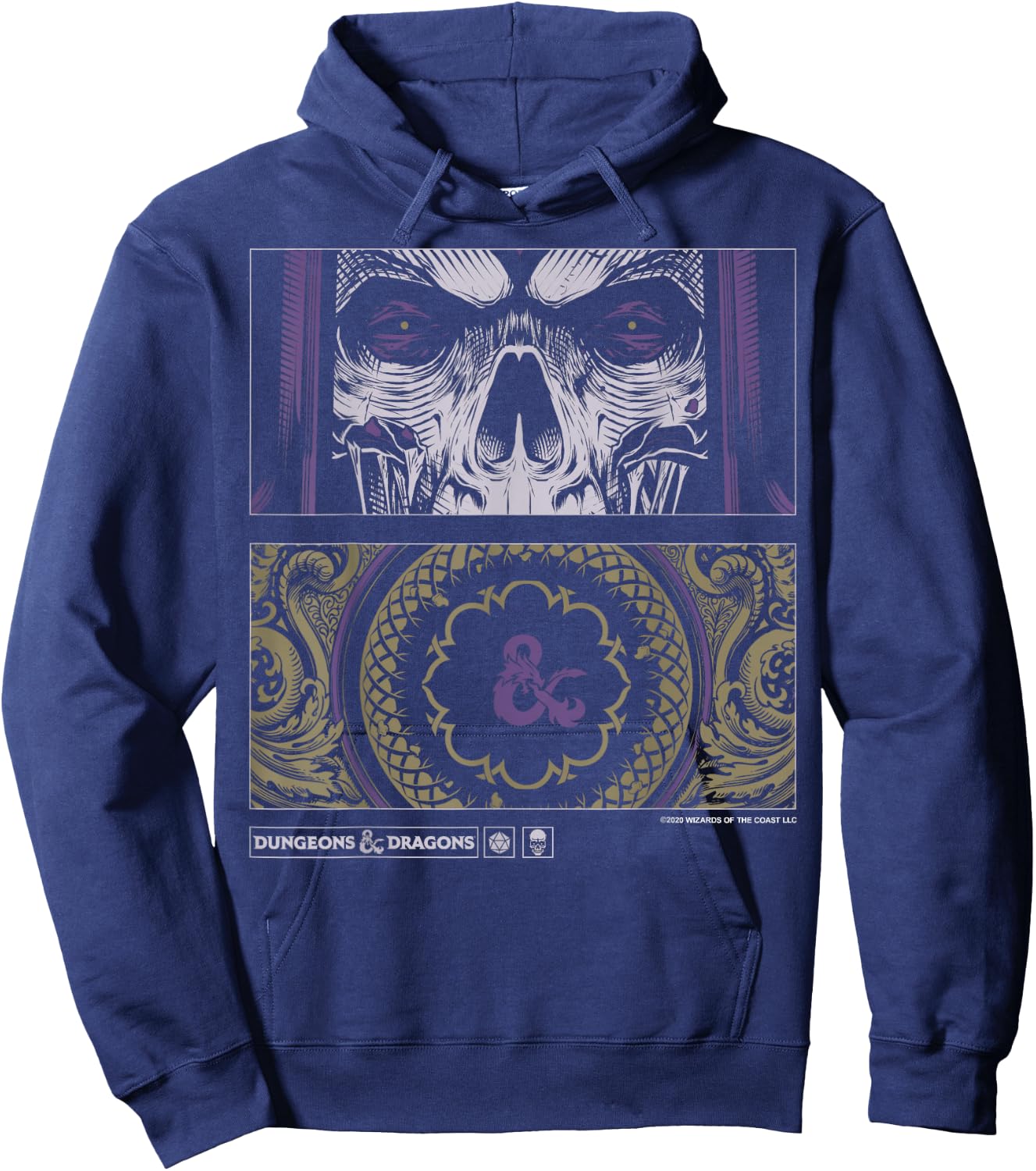 Dungeons & Dragons Lich Panels Hoodie - Hoodie | Navy