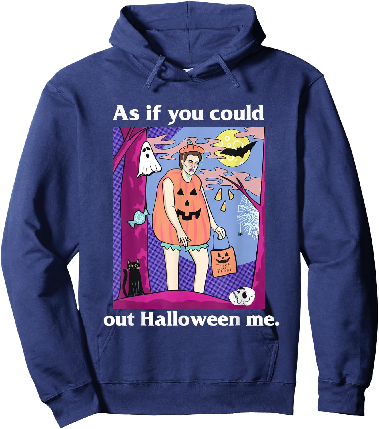 Twillight Spooky Season As If You Could Out Halloween Me Hoodie - Hoodie | Navy
