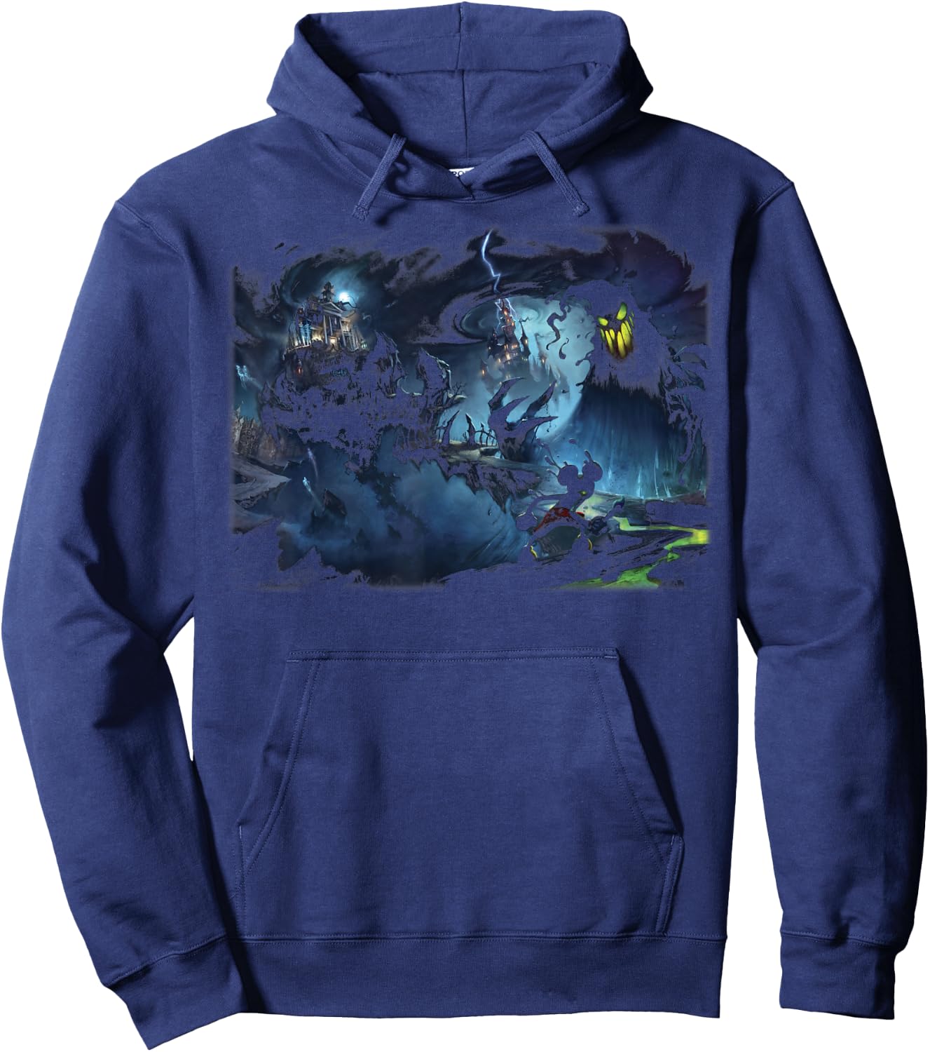 Disney Epic Mickey Game Scene Poster Hoodie - Hoodie | Navy