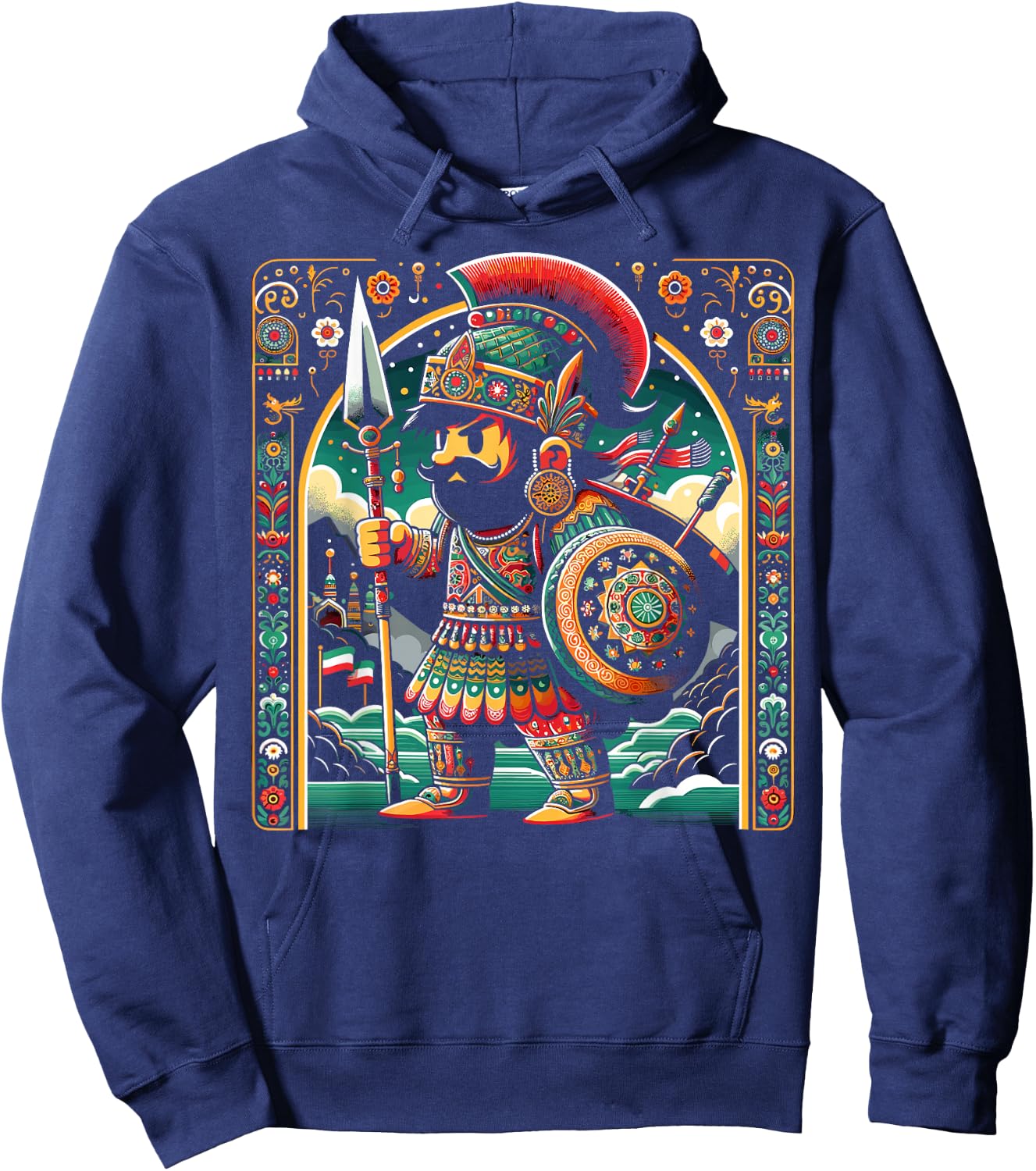 Persian Immortal Achaemenid Empire Persian Warrior Hoodie - Hoodie | Navy