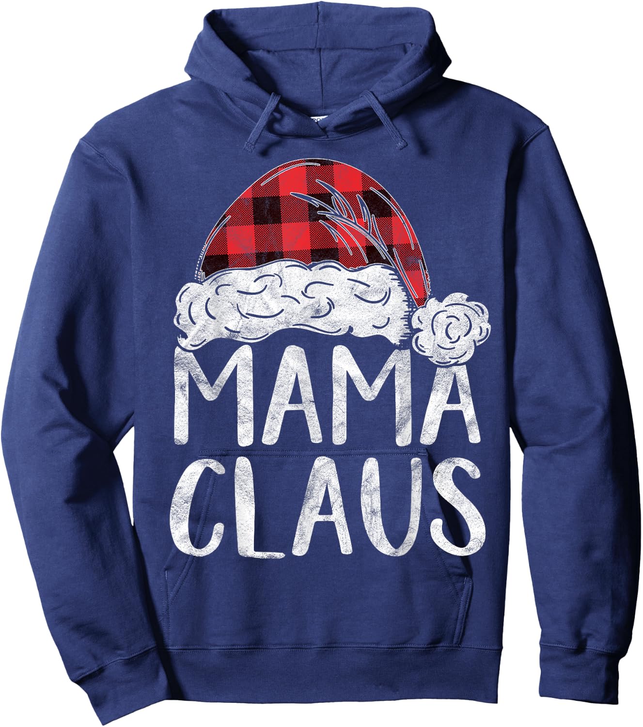 Mama Claus Christmas Costume Gift Santa Matching Family Xmas Hoodie - Hoodie | Navy
