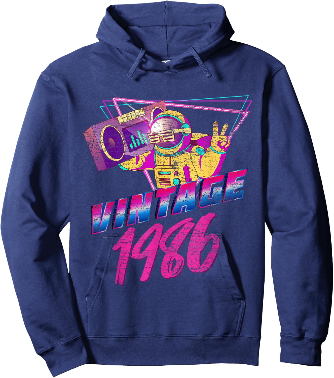 38th Birthday Gifts - Vintage 1986 Hoodie - Hoodie | Navy