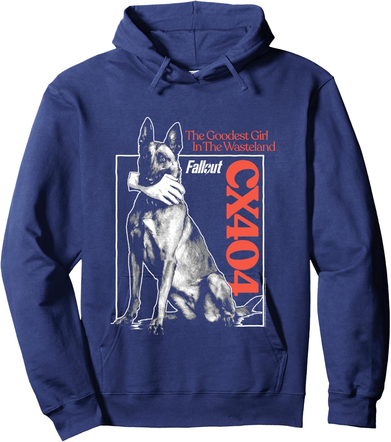 Fallout TV Series CX404 The Goodest Girl Puppy Dog Character Hoodie - Hoodie | Navy