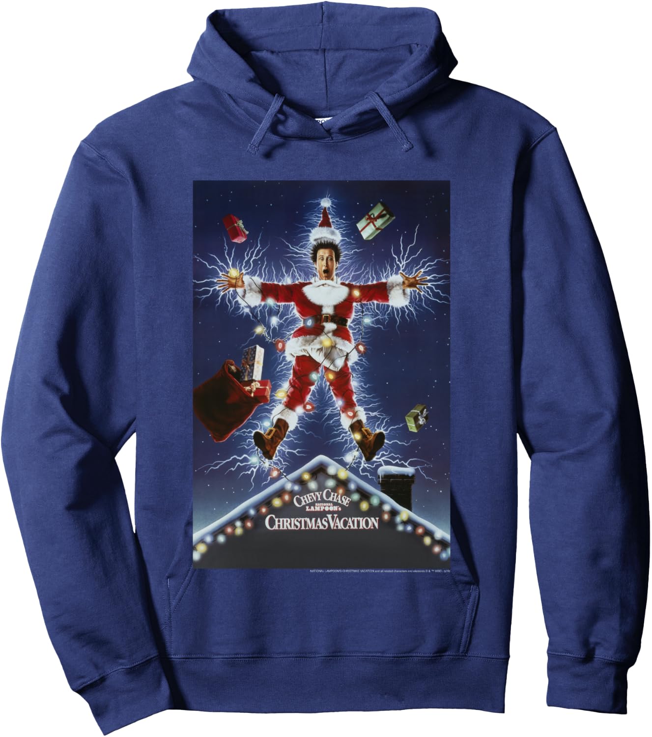 National Lampoon's Christmas Vacation Classic Movie Poster Hoodie - Hoodie | Navy