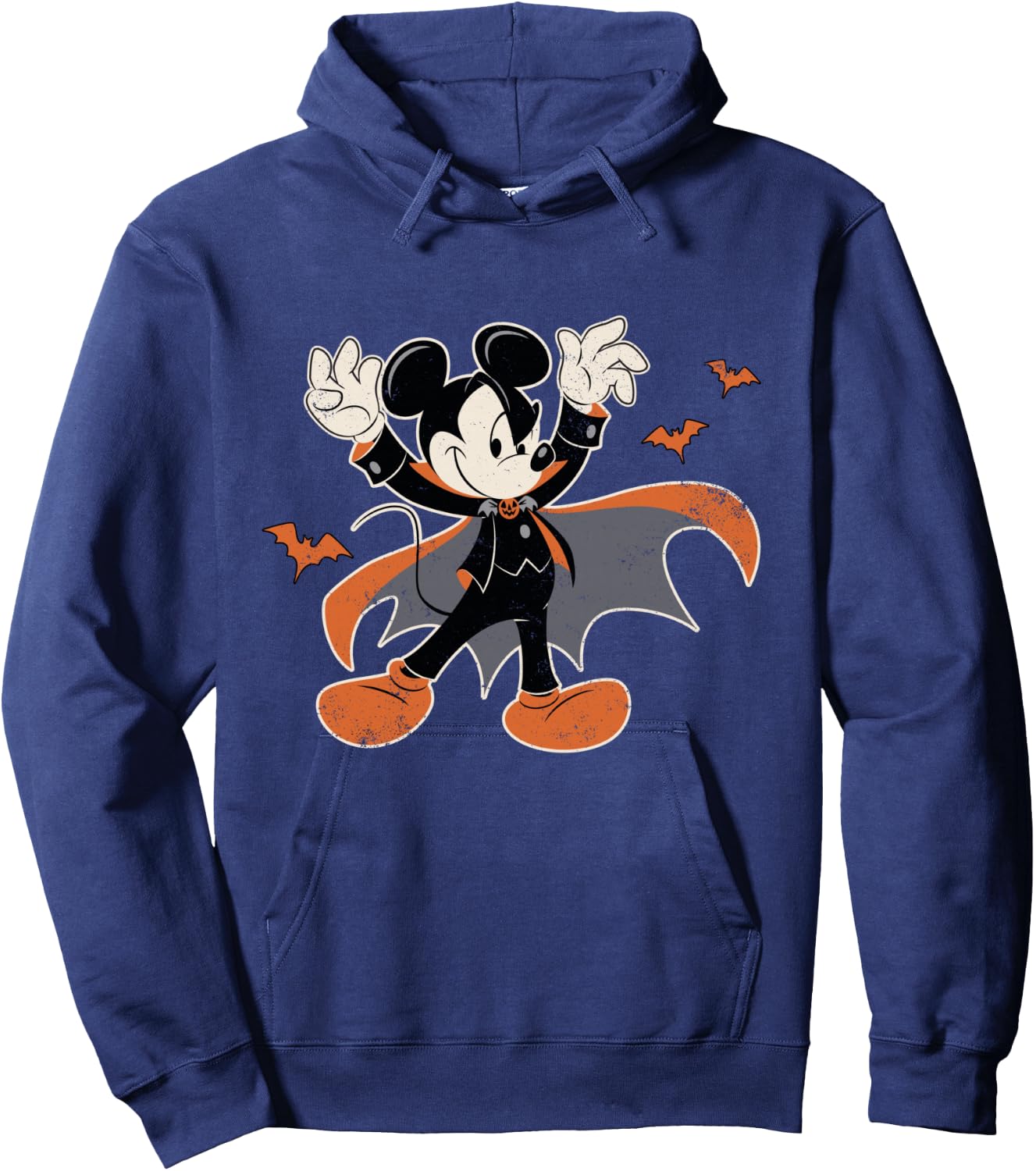 Disney Mickey Mouse Spooky Dracula Costume Halloween Hoodie - Hoodie | Navy