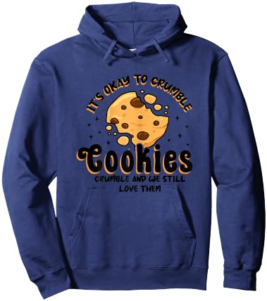 Cookies Crumble - Depression Mental Health Awareness Hoodie - Hoodie | Navy