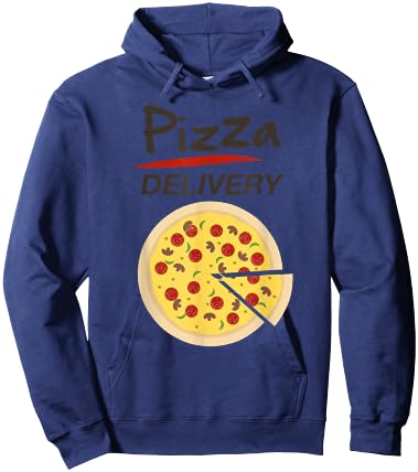 Pizza Delivery Costume Funny Fancy Dress Costumes Hoodie - Hoodie | Navy