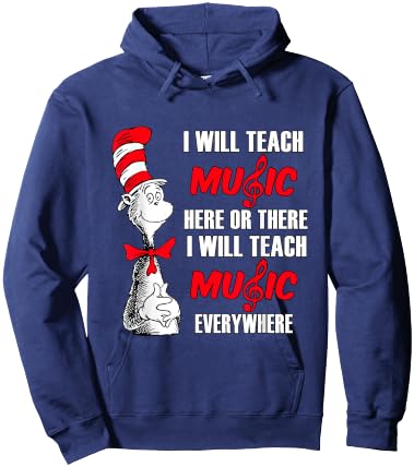 I will teach music everywhere Hoodie - Hoodie | Navy