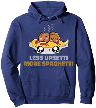Less Upsetti More Spaghetti Hoodie - Hoodie | Navy