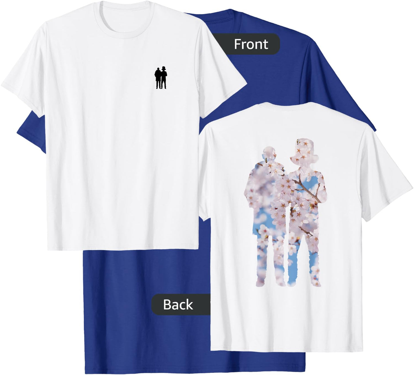 Pet Shop Boys Blossom Silhouette T-Shirt - T-Shirt | Royal