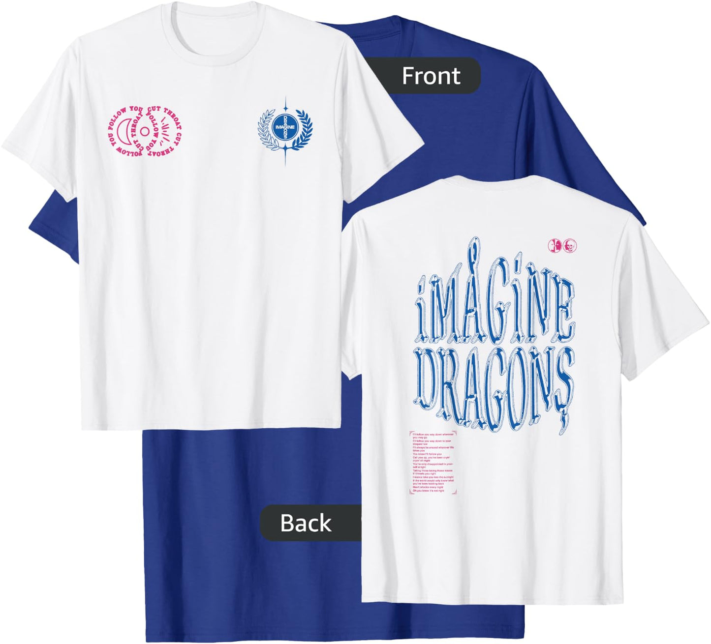 Imagine Dragons Cutthroat Symbols T-Shirt - T-Shirt | Royal