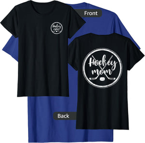Hockey Mom Winter Sports Ice Hockey Goalie Mommy T-Shirt - T-Shirt | Royal