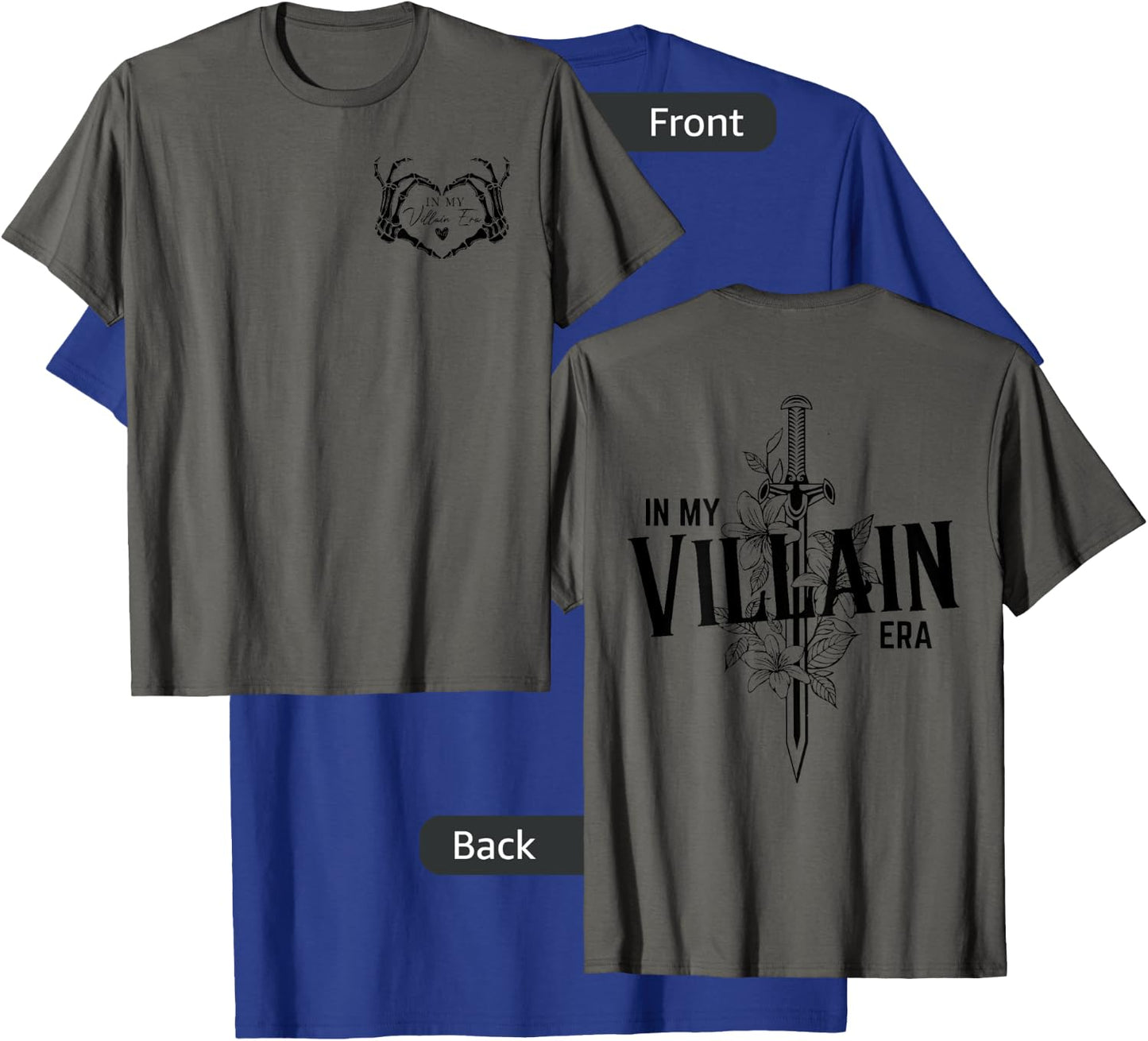 Double Sided Dark Romance Enemies To Lover In My Villain Era T-Shirt - T-Shirt | Royal