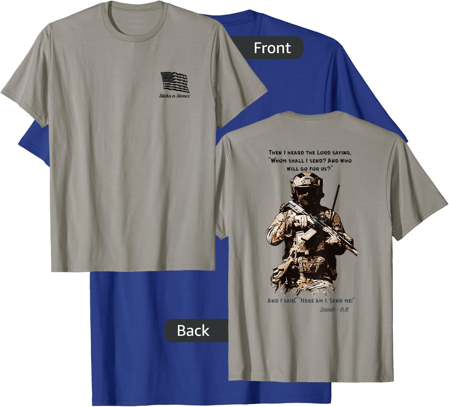 Here Am I Send Me T-Shirt - T-Shirt | Royal