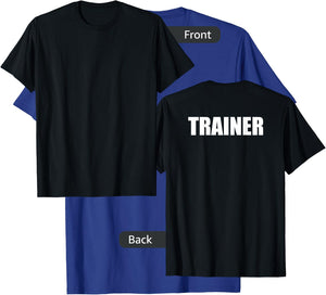 Trainer - Back Only T-Shirt - T-Shirt | Royal